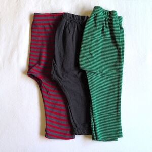 old navy 3-pack harem style leggings joggers pants lot 12-18 months baby boy